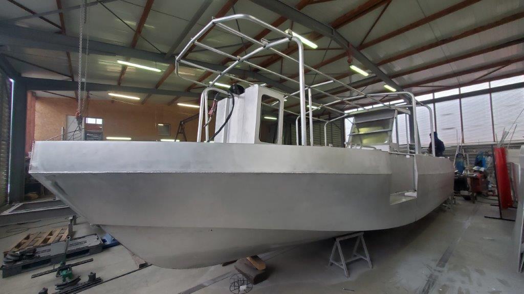Construction du nouveau bateau 7 pour la plongÃ©e Ã  La RÃ©union